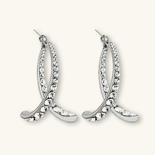 Elegant Cross fishtail Earrings